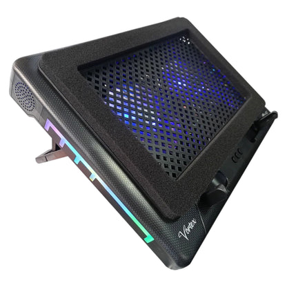 Base Gamer Refrigerante 2 Cooler 7 Niveles 1400 Rpm J&r 019