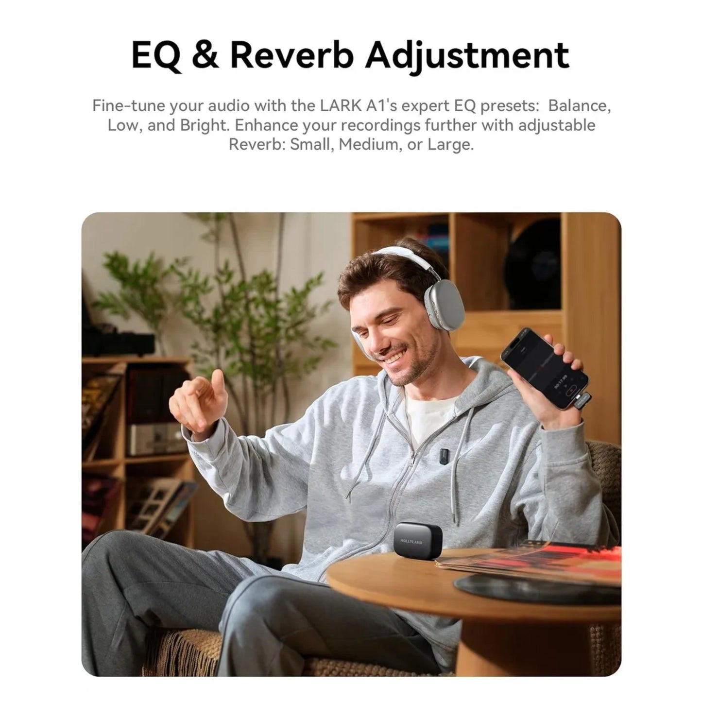 Microfono De Solapa Lavalier Inalambrico | Hollyland Lark A1