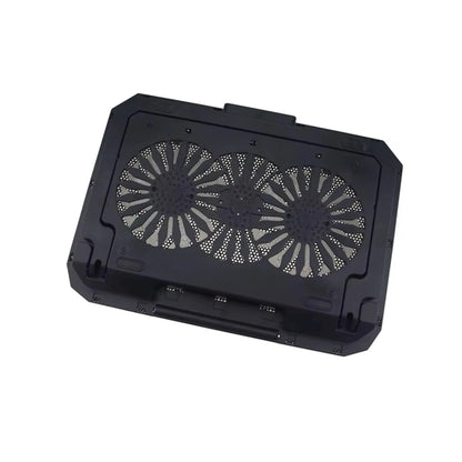 Base Soporte Refrigerante Portatil 2 Fans Gamer Rgb Jyr 020