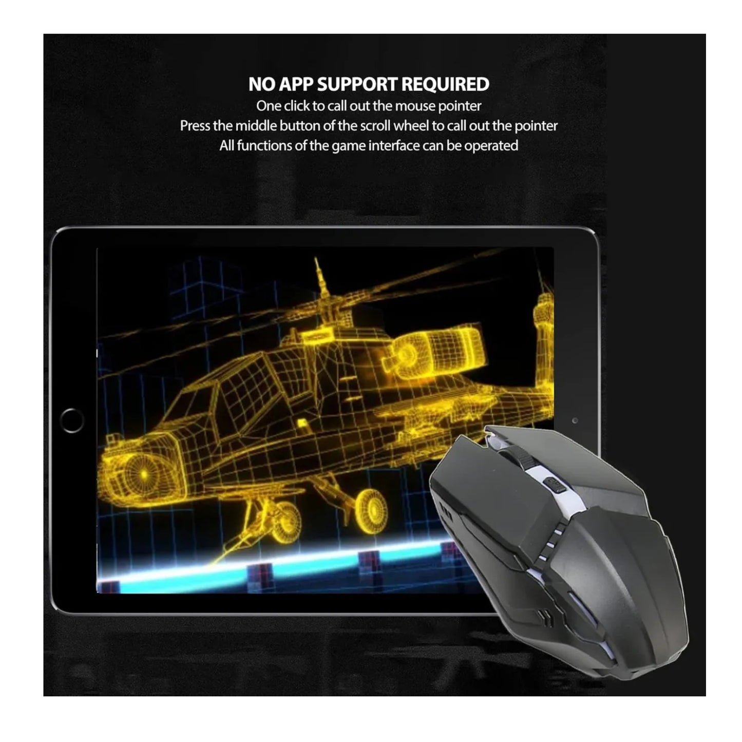 Combo Kit Gamer Inalambrico Bt Para Celular 5 En 1 Geekgamer