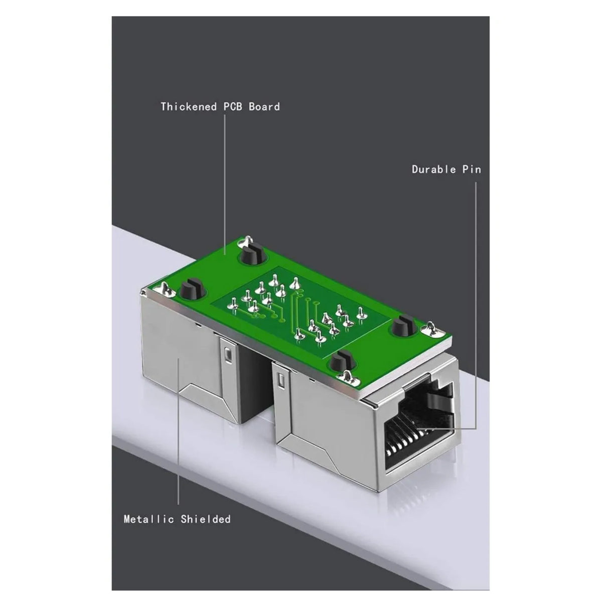 Union Extension Red Rj45 Ethernet Cat 5 A / Cat 6 A | Fina