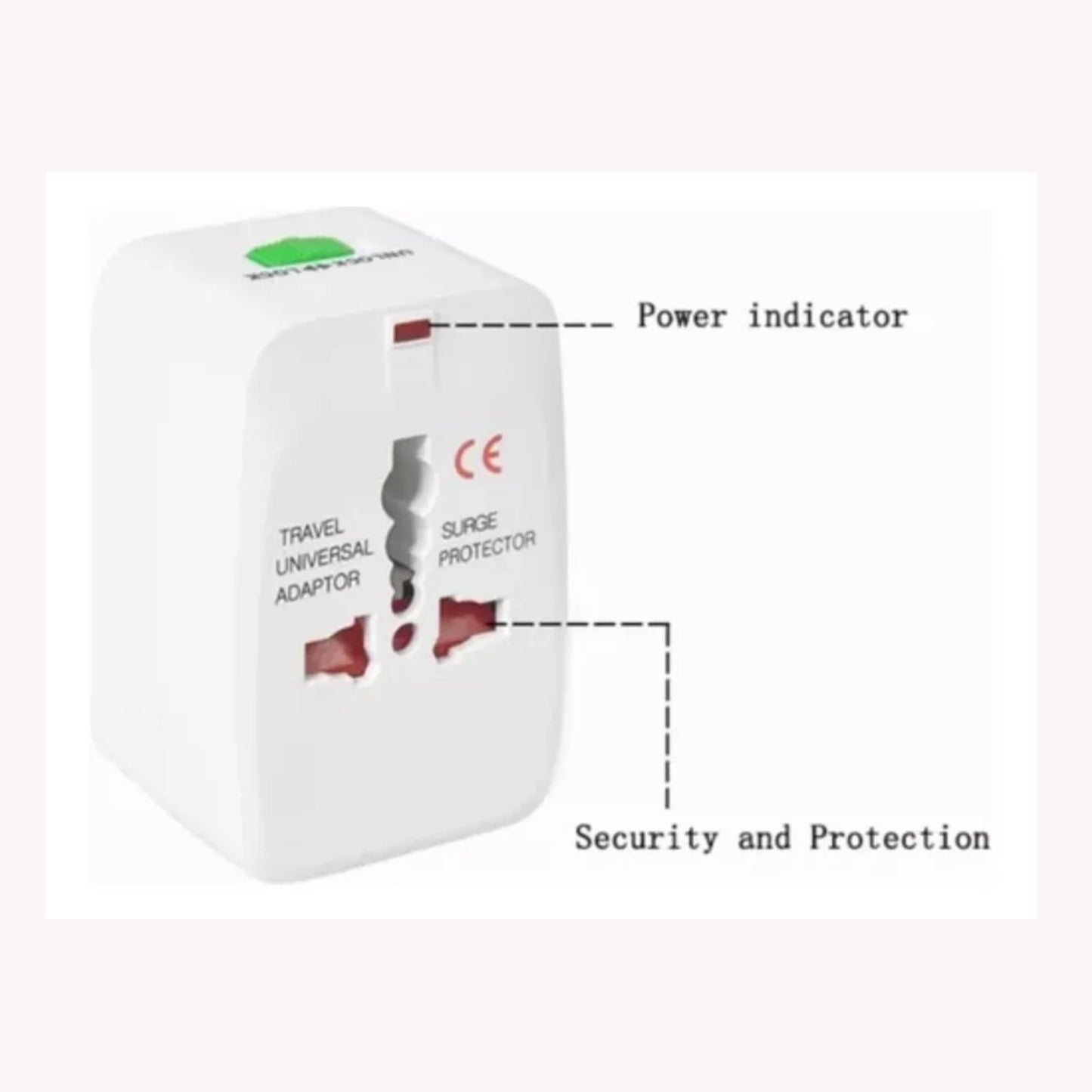 Adaptador De Corriente Universal Internacional Us/eu/la/asn