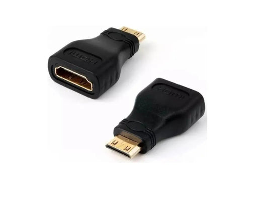 Adaptador Convertidor Mini Hdmi Macho A Hdmi Hembra