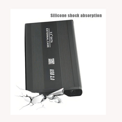 Caja Aluminio Para Disco Duro Externo 3.5 Usb 2.0 Hdd Ssd