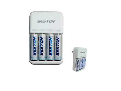 Cargador De Baterías Recargables Aa 2700 Mah Beston