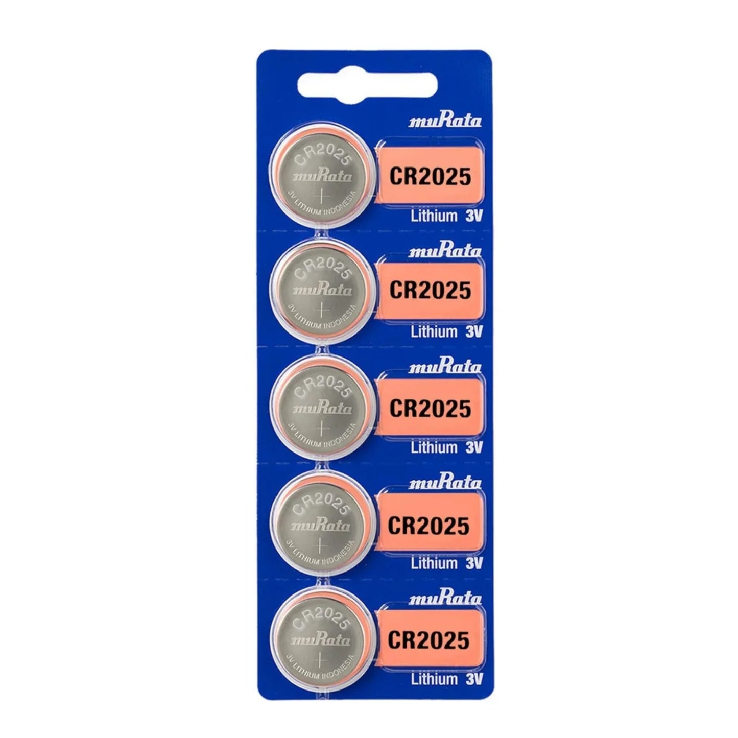 Batería Pila Cr2025 Murata Sony Original Litio 3v | Pack X 5